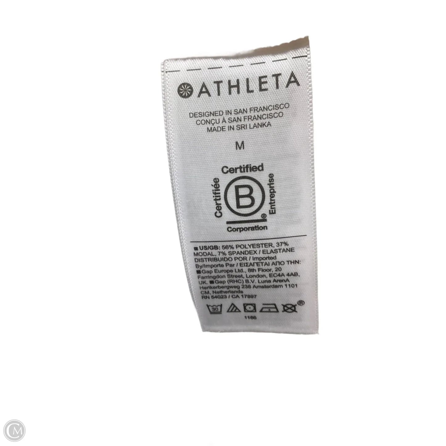 Athletic Tank Top By Athleta In Cream, Size: M