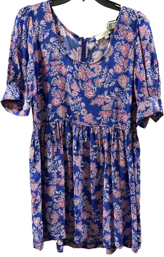 Dress Casual Short By Loft In Blue, Size: M