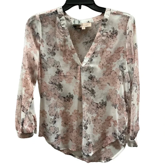 Top Long Sleeve By Philosophy In Pink, Size: Xs