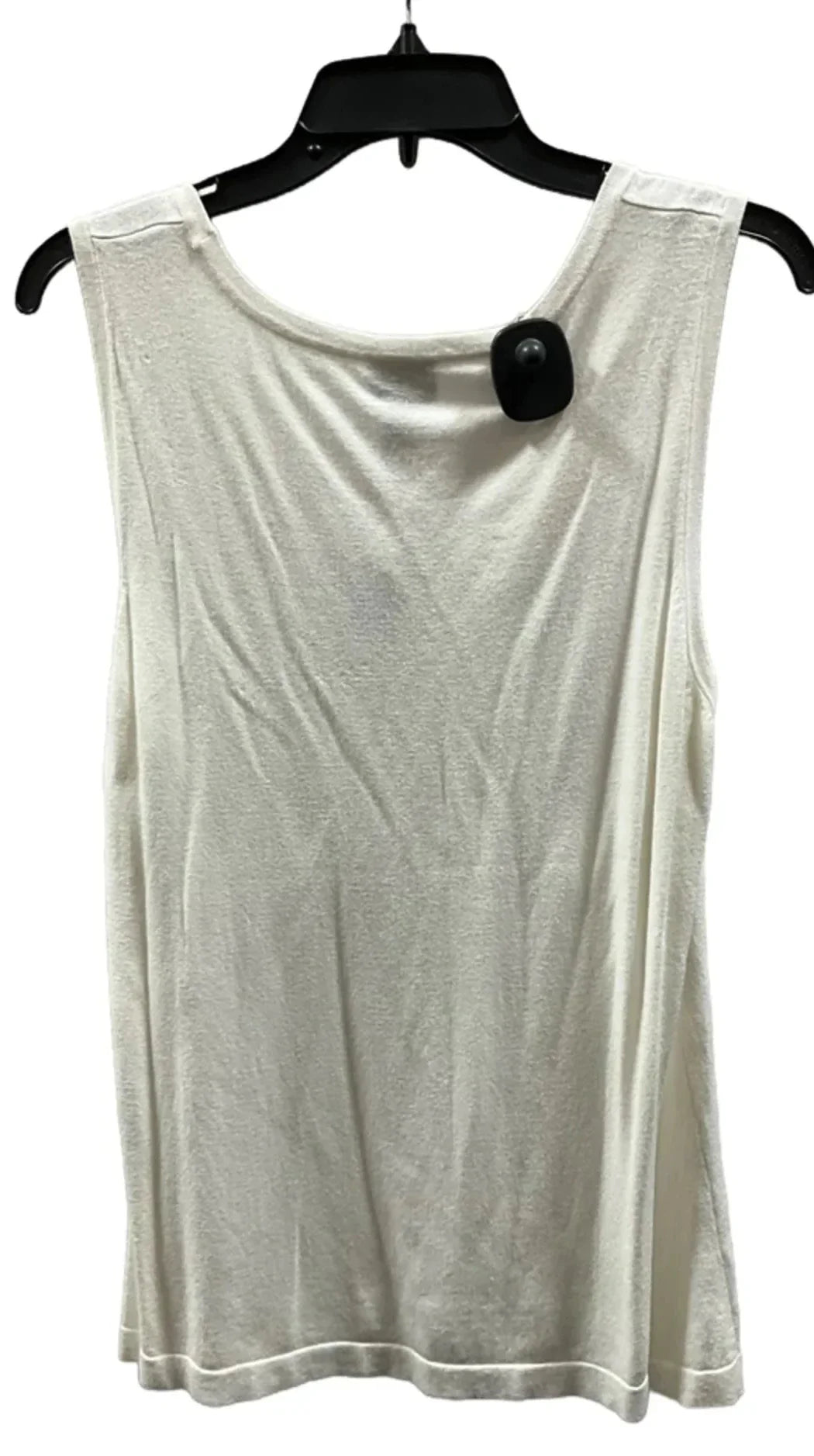 Top Sleeveless Basic By Chicos In Cream, Size: Xl