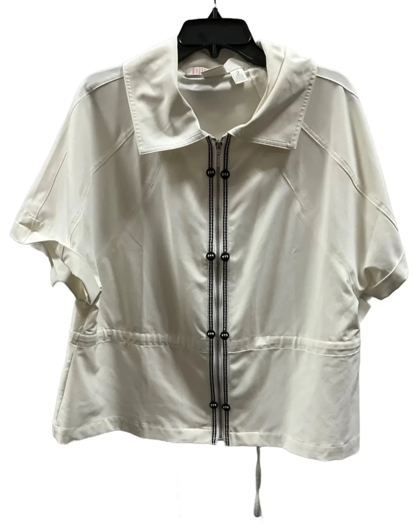 Jacket Other By Chicos In Cream, Size: L