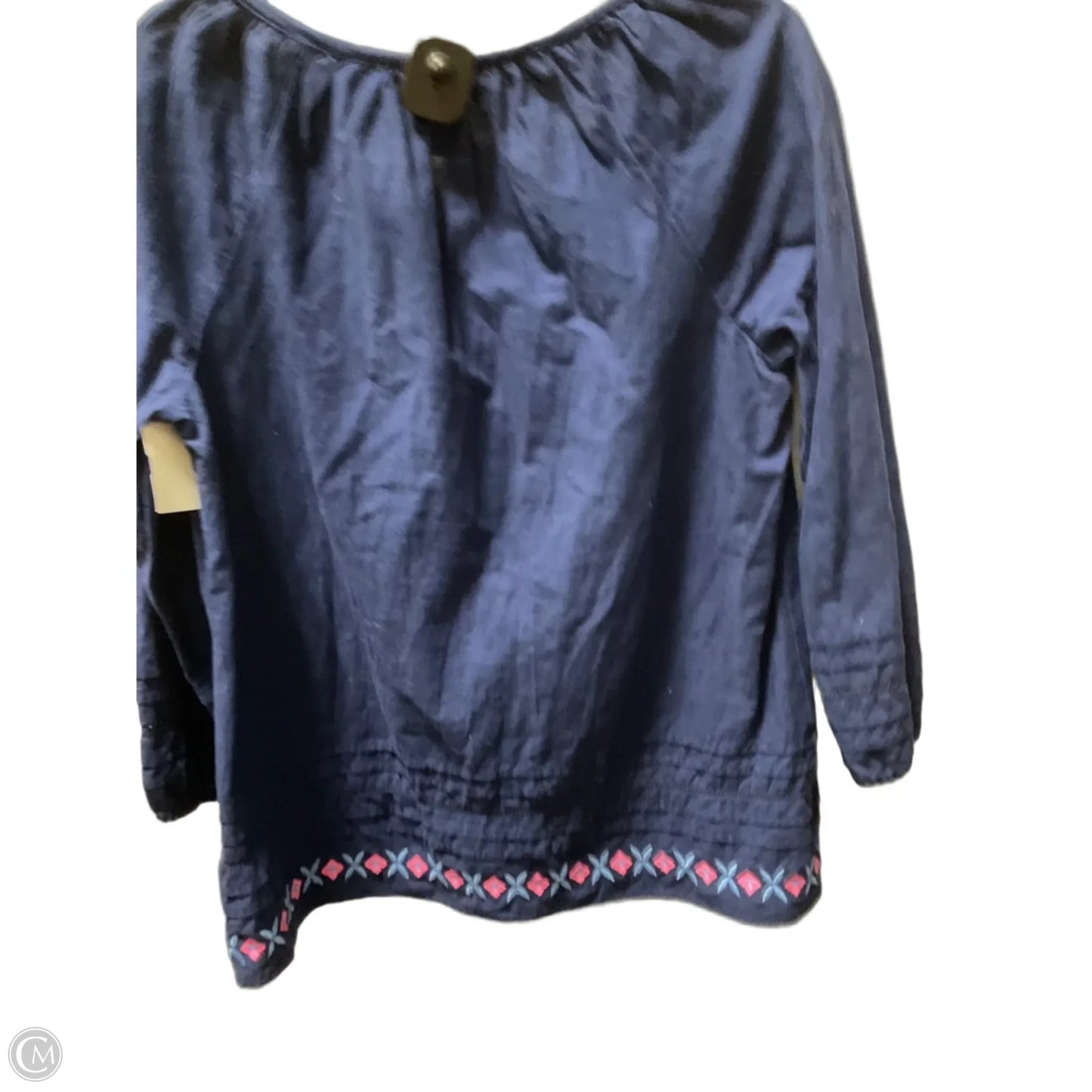 Top Long Sleeve By Vineyard Vines In Blue, Size: M