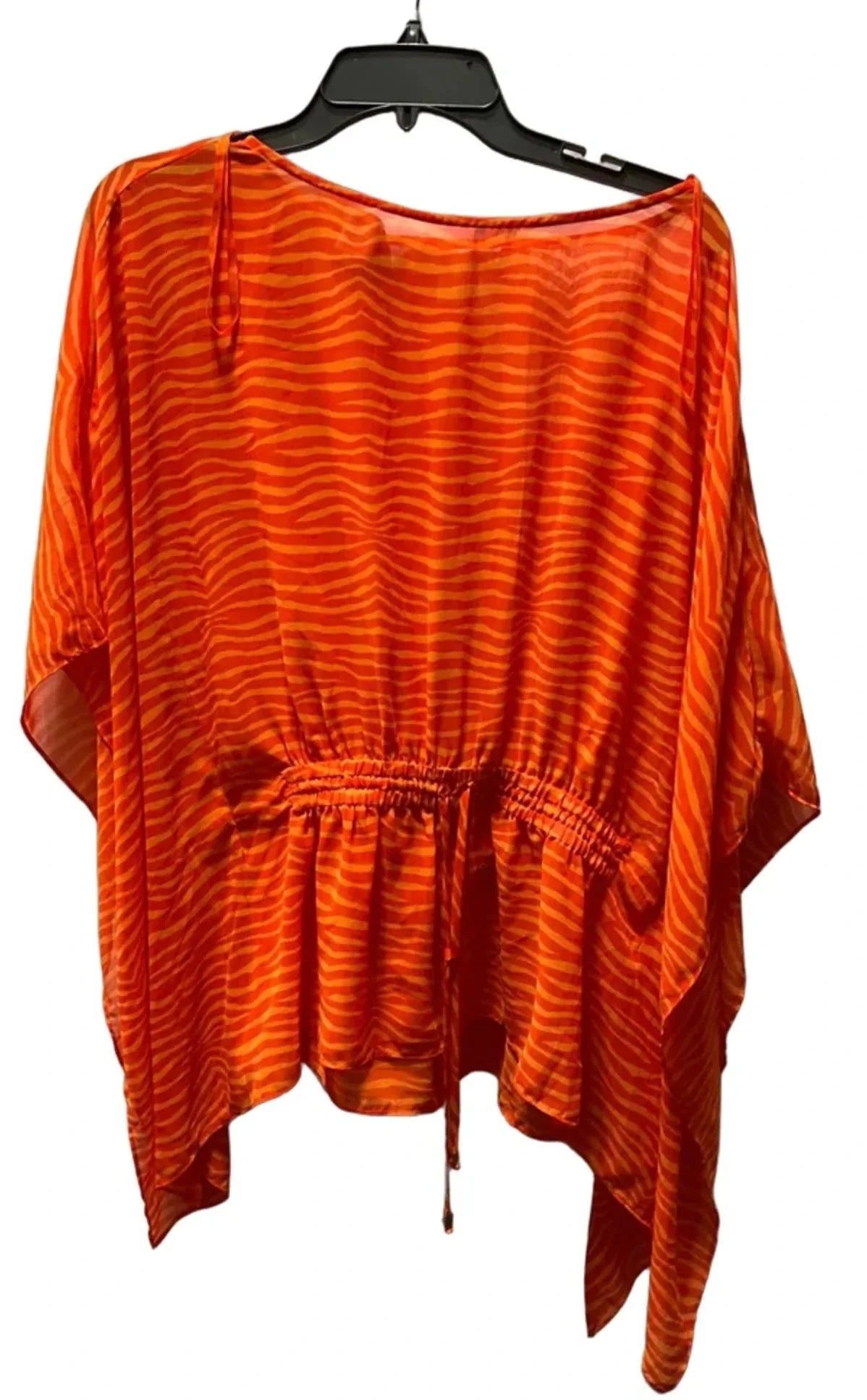 Swimwear Cover-up By Michael By Michael Kors In Orange, Size: S
