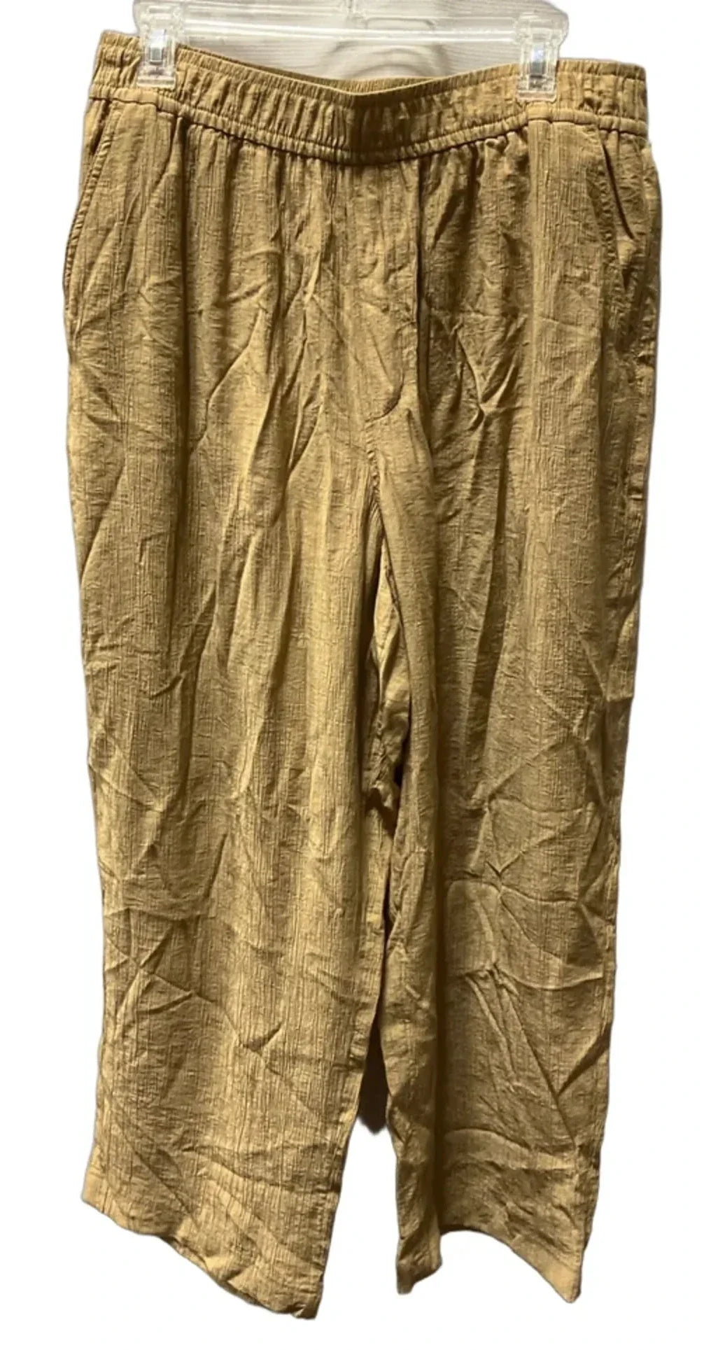 Pants Wide Leg By Madewell In Tan, Size: L