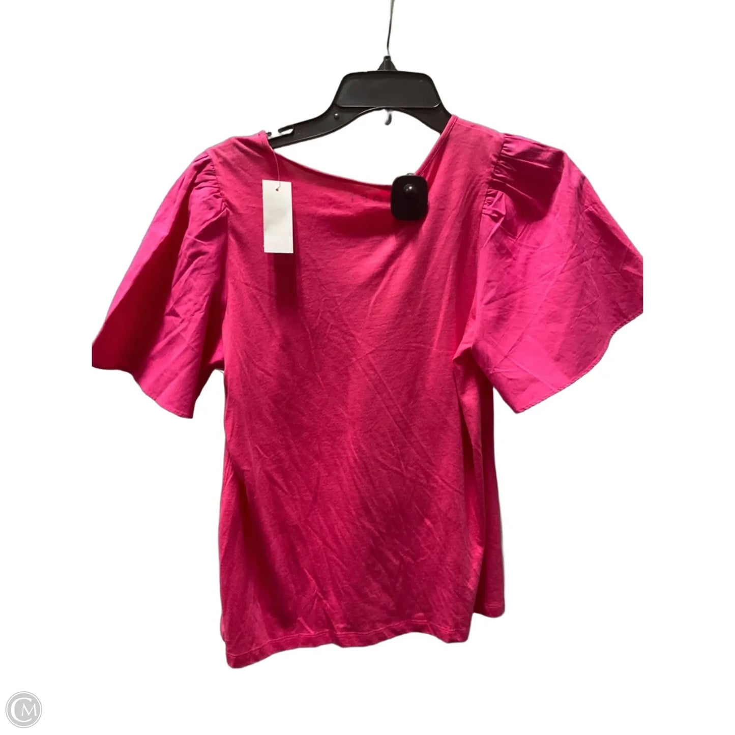 Top Short Sleeve By Loft In Pink, Size: Xs