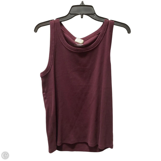 Tank Top By Talbots In Red, Size: L