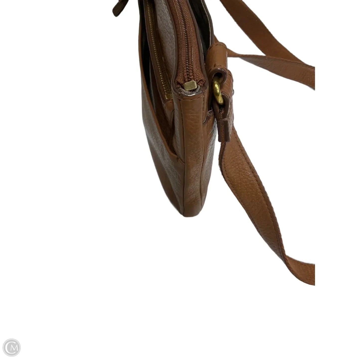 Crossbody Leather By Fossil, Size: Small