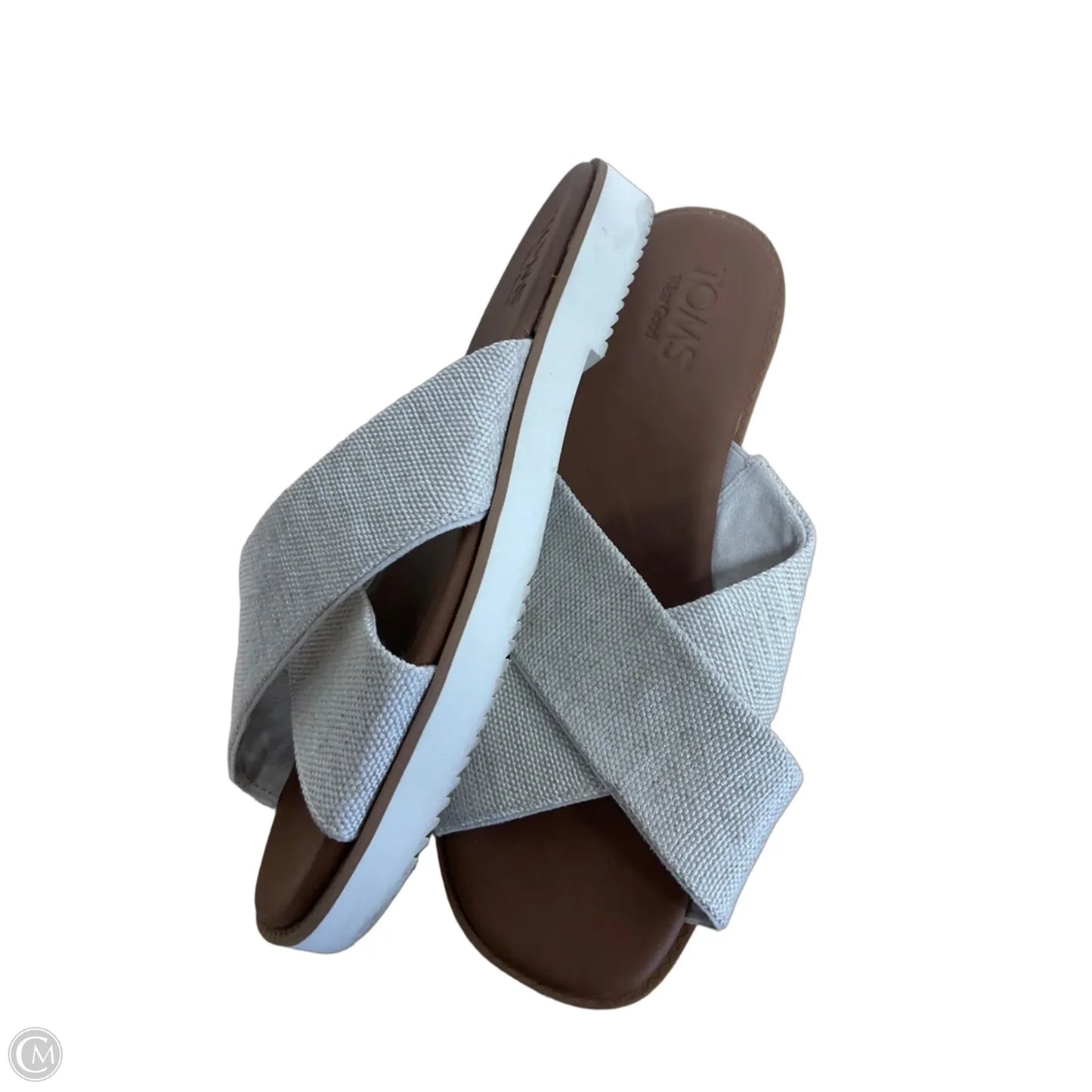 Sandals Flats By Toms In Tan, Size: 8