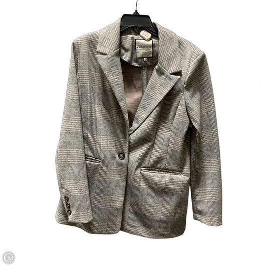 Blazer By Bagatelle In Plaid Pattern, Size: L