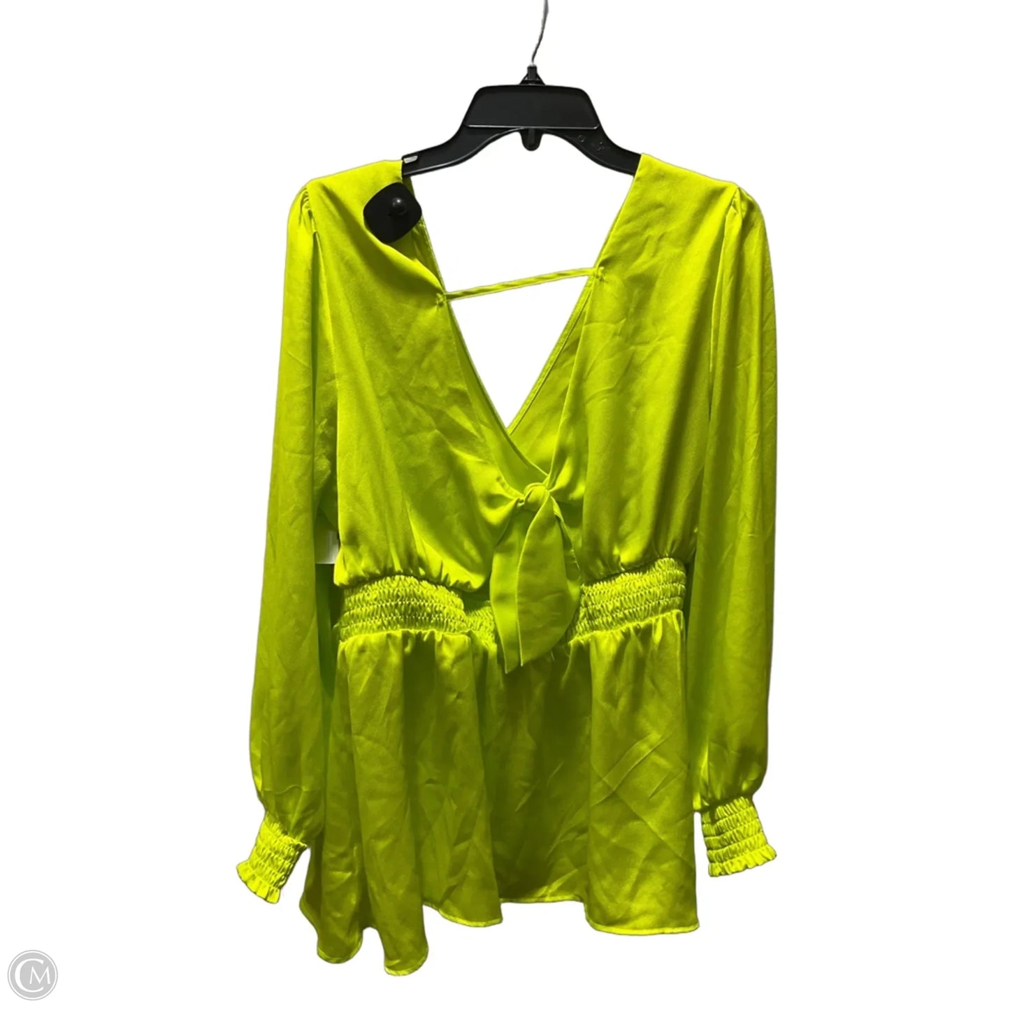 Top Long Sleeve By Torrid In Green, Size: 1x