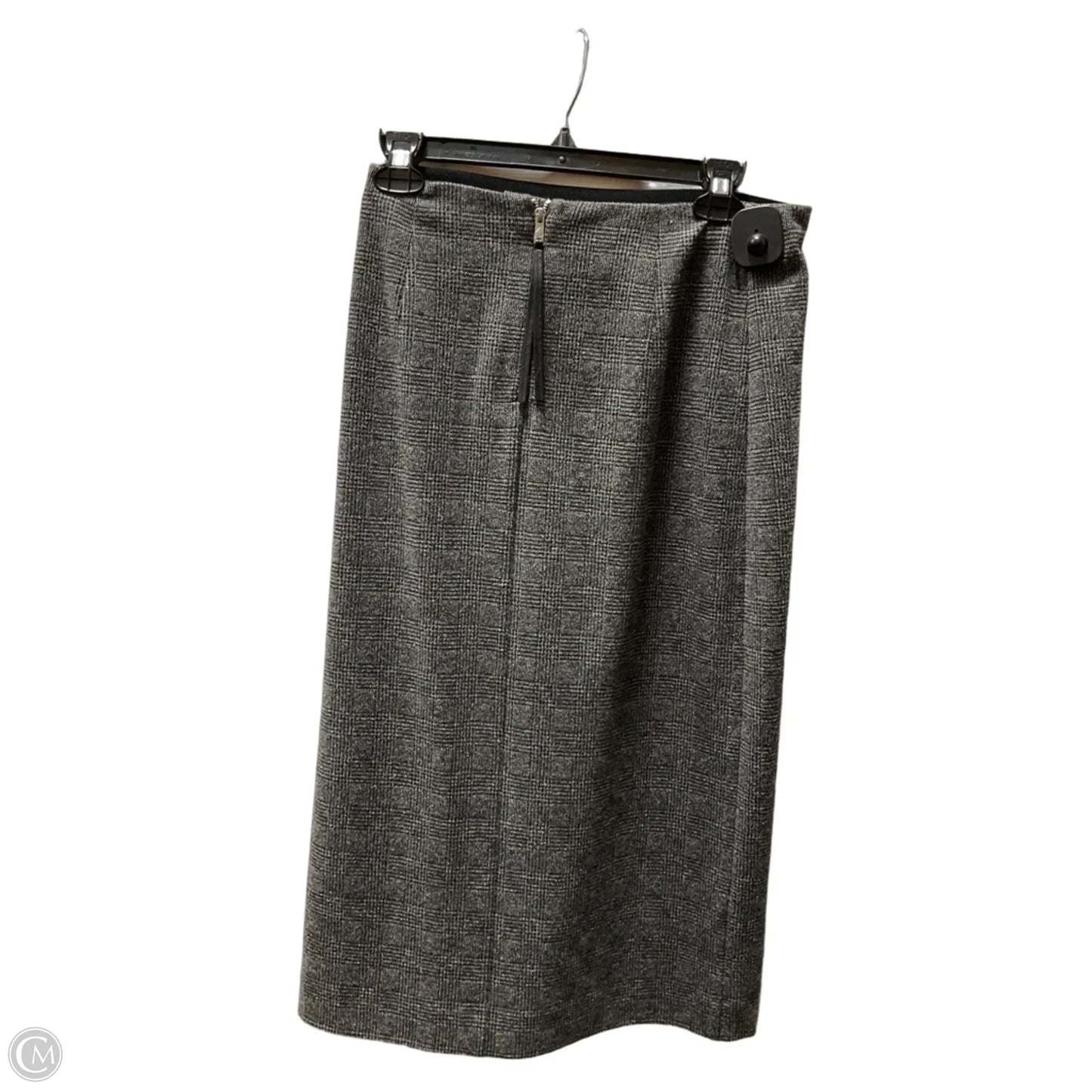 Skirt Midi By Vince In Plaid Pattern, Size: 4