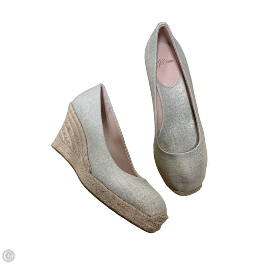 Shoes Heels Platform By J. Crew In Gold, Size: 7