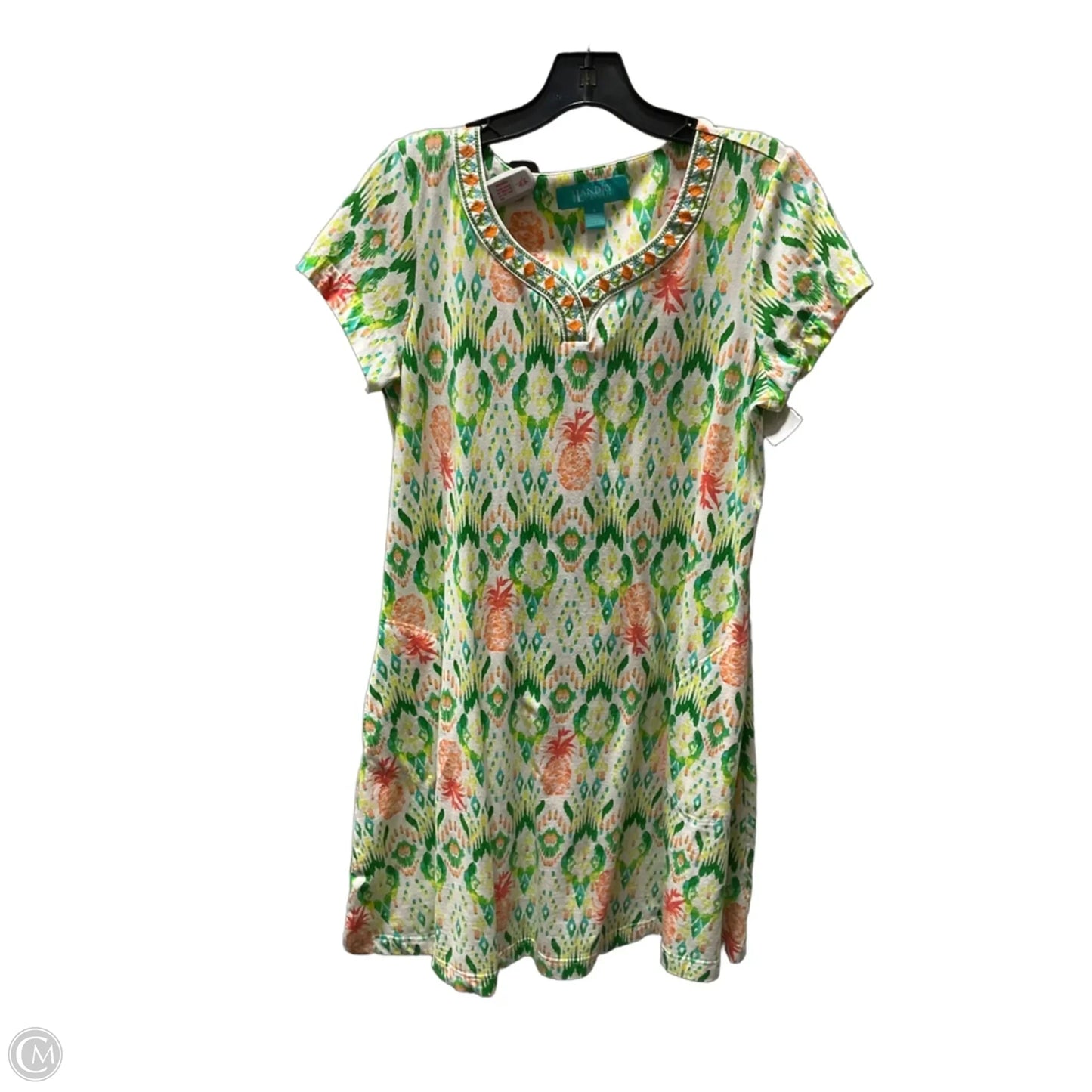 Dress Casual Short By Kate Landry In Yellow, Size: S