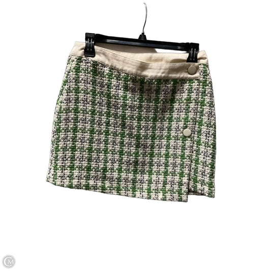 Skirt Mini & Short By Mng In Green, Size: S