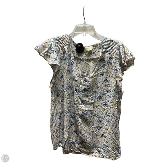 Top Short Sleeve By Cynthia Rowley In Blue, Size: L