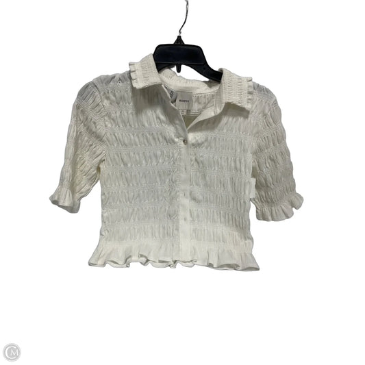 Top Short Sleeve By Maeve In White, Size: Xs