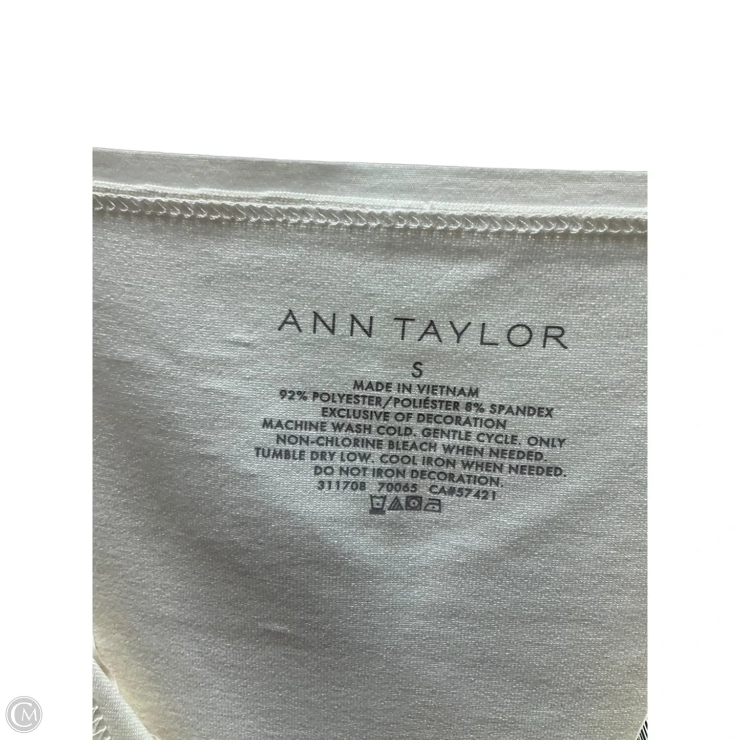 Top Cami By Ann Taylor In Cream, Size: S
