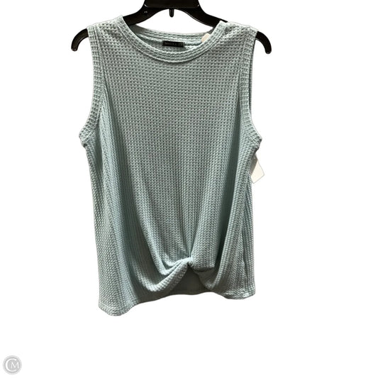 Top Sleeveless Basic By Cmf In Teal, Size: L