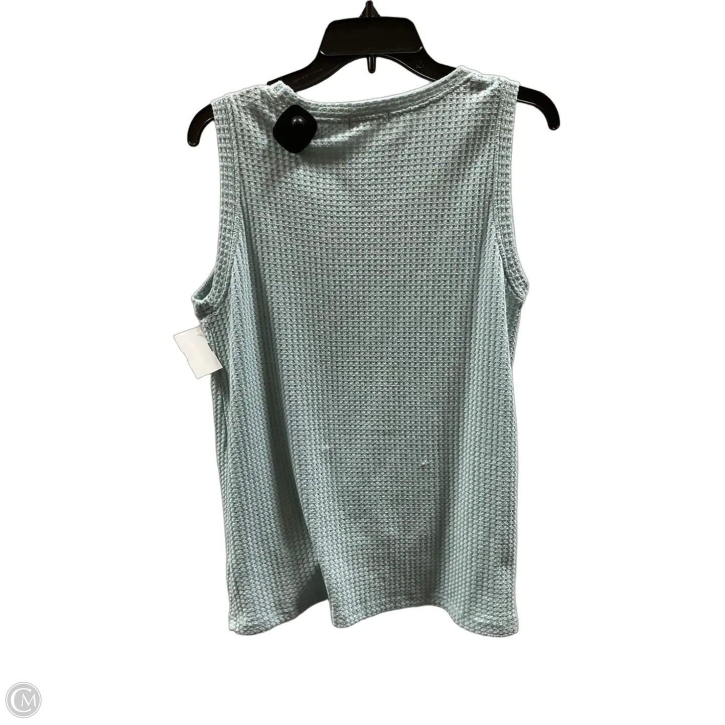 Top Sleeveless Basic By Cmf In Teal, Size: L