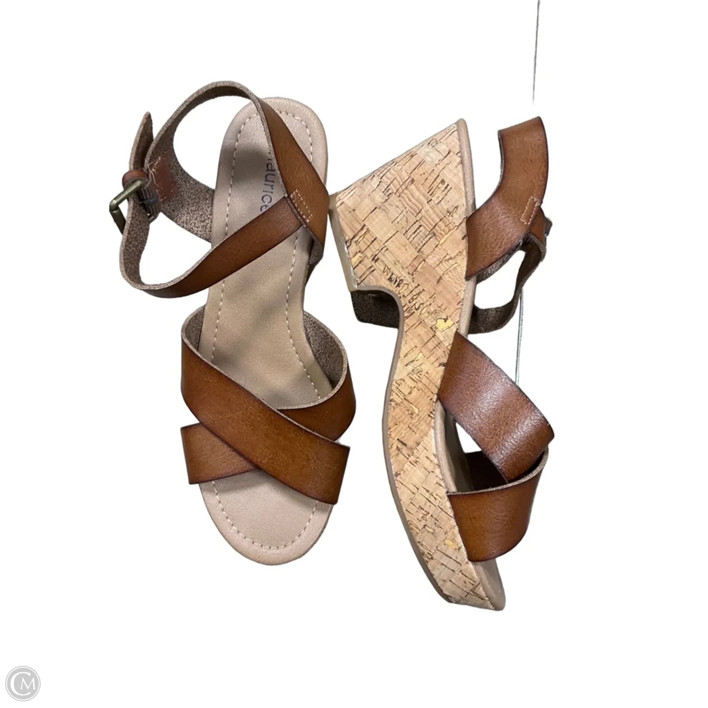 Sandals Heels Block By Maurices In Brown, Size: 7