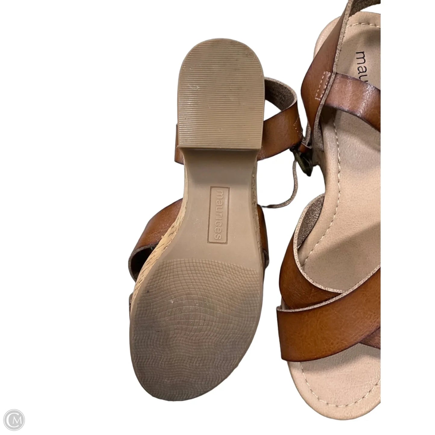 Sandals Heels Block By Maurices In Brown, Size: 7