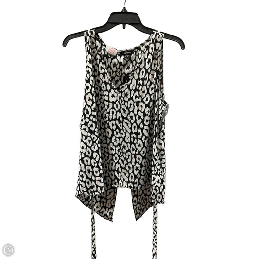 Top Sleeveless By Express In Animal Print, Size: M