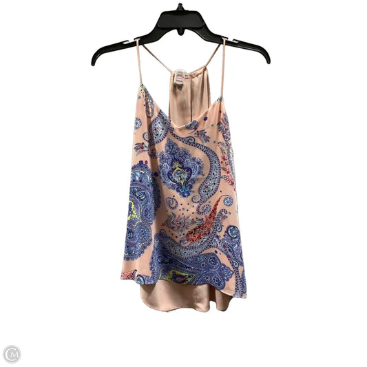 Top Sleeveless By Express In Peach, Size: S