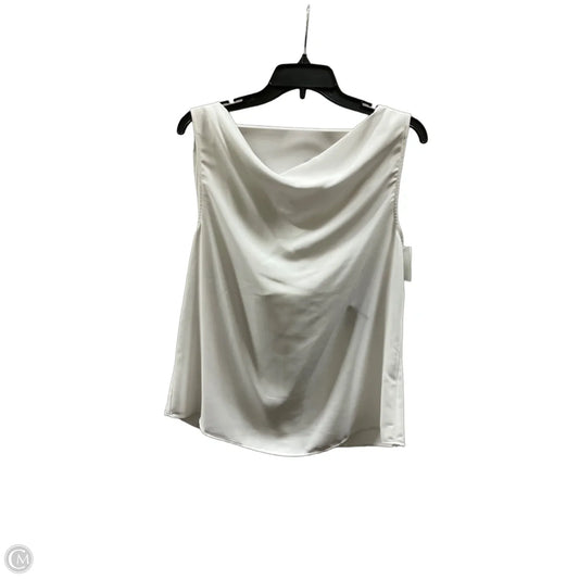 Top Sleeveless By Zara In White, Size: M