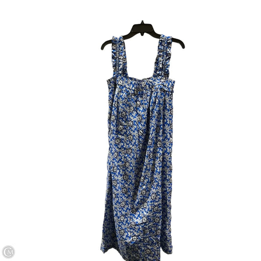 Dress Casual Midi By J. Crew In Blue, Size: S