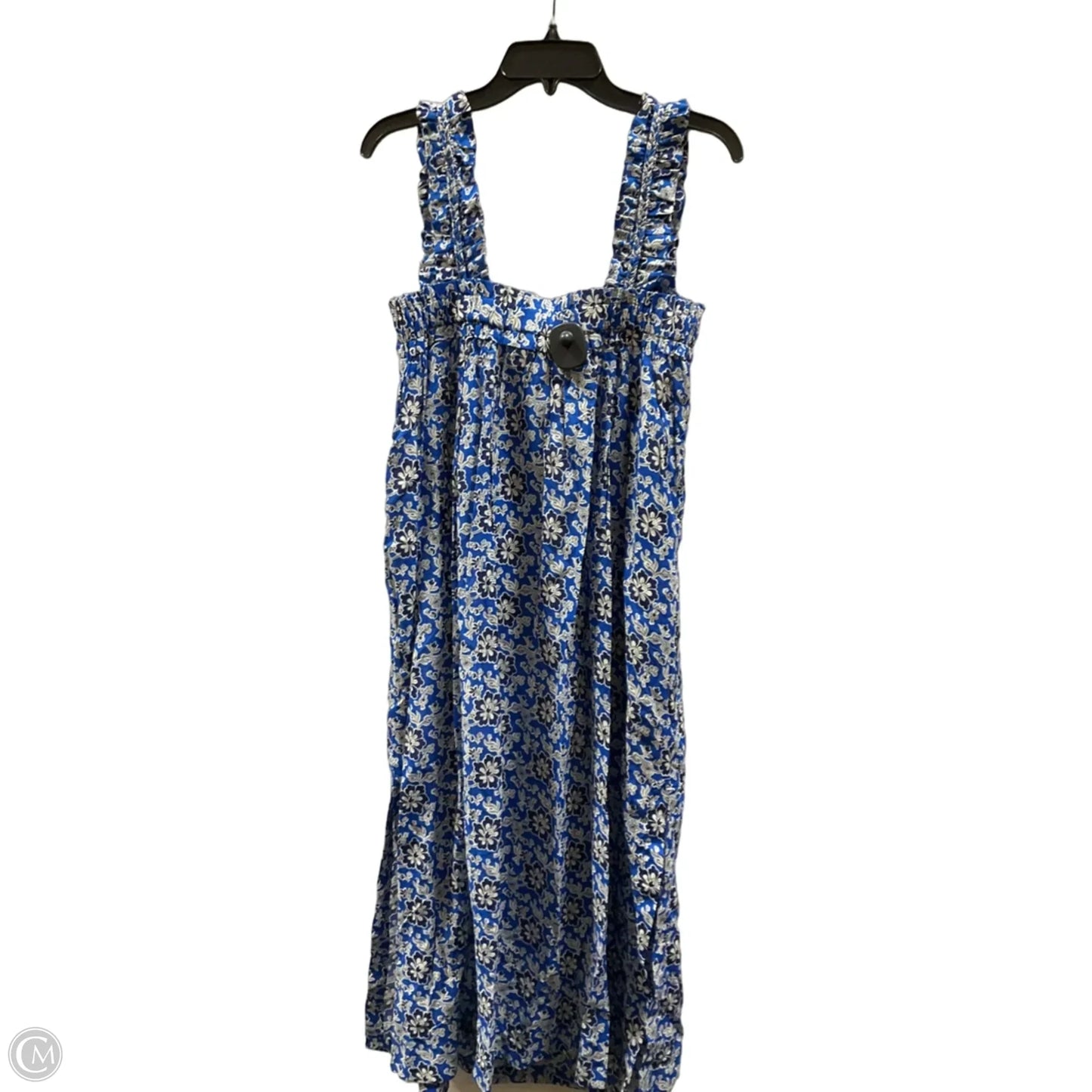 Dress Casual Midi By J. Crew In Blue, Size: S