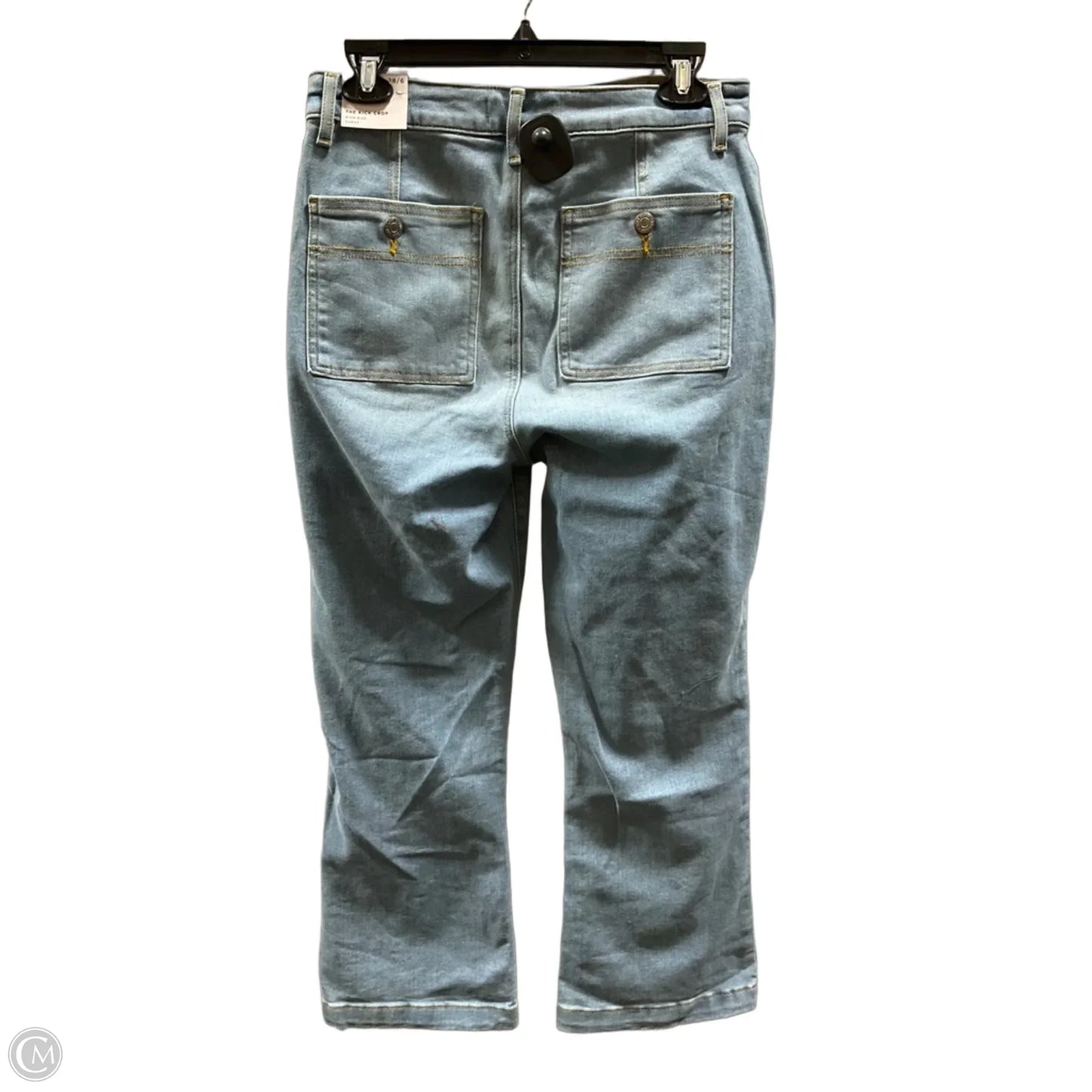 Jeans Cropped By Loft In Blue Denim, Size: 6