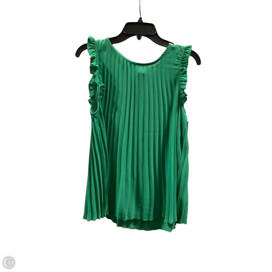 Top Sleeveless By Maurices In Green, Size: M