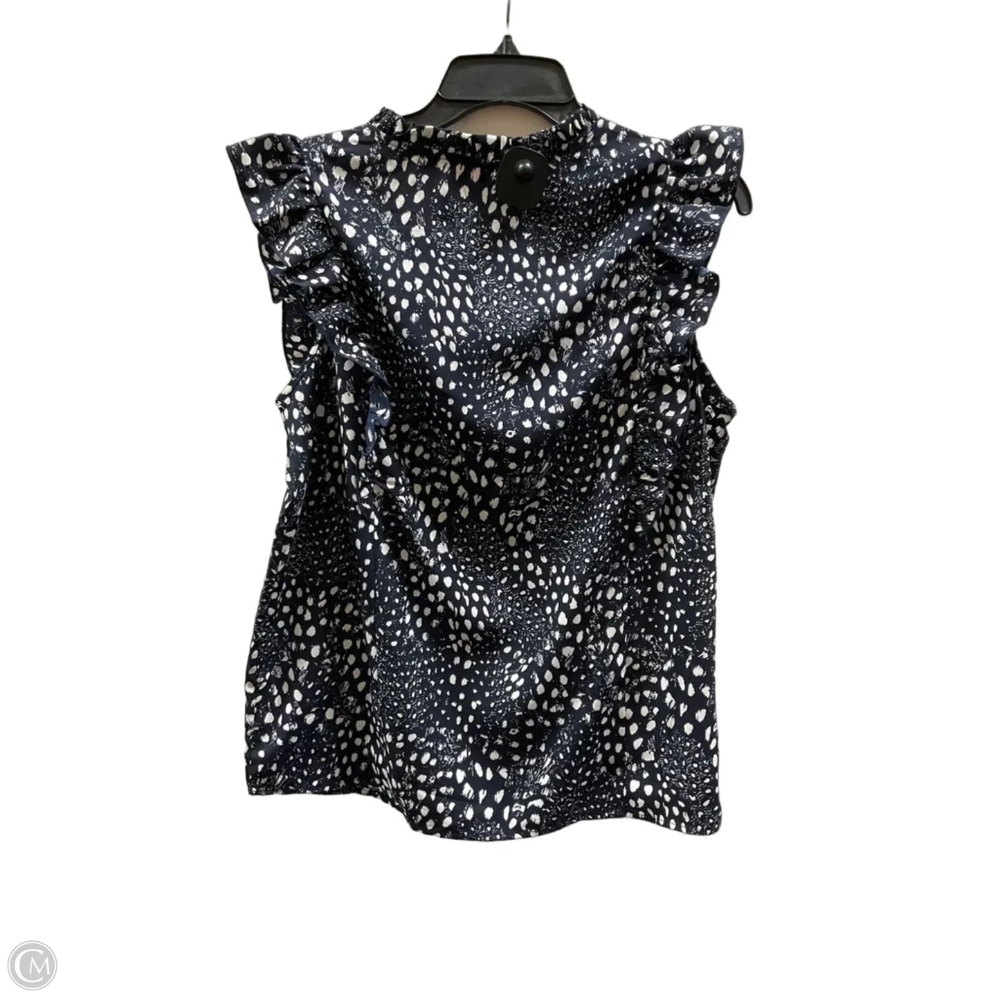 Top Sleeveless By Hailey & Co In Navy, Size: M