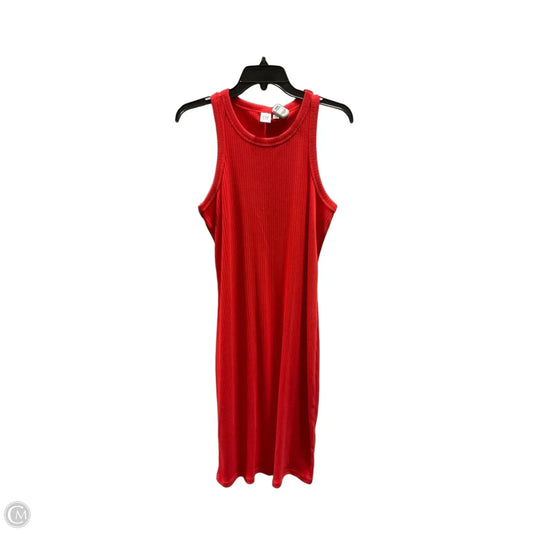 Dress Casual Midi By Gap In Orange, Size: Osfm