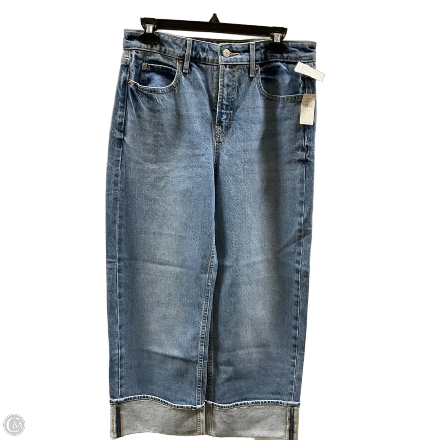 Jeans Wide Leg By Old Navy In Blue Denim, Size: 6p