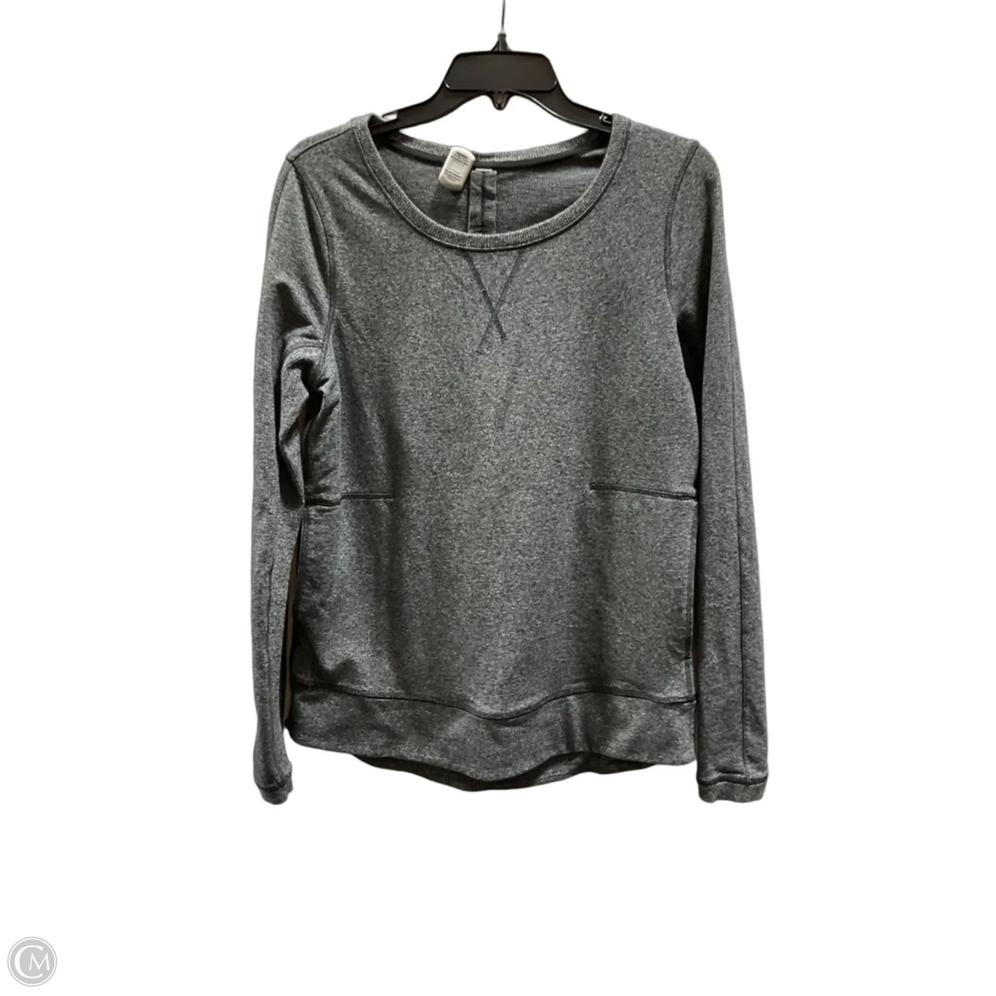 Athletic Sweatshirt Crewneck By Lululemon In Grey, Size: M