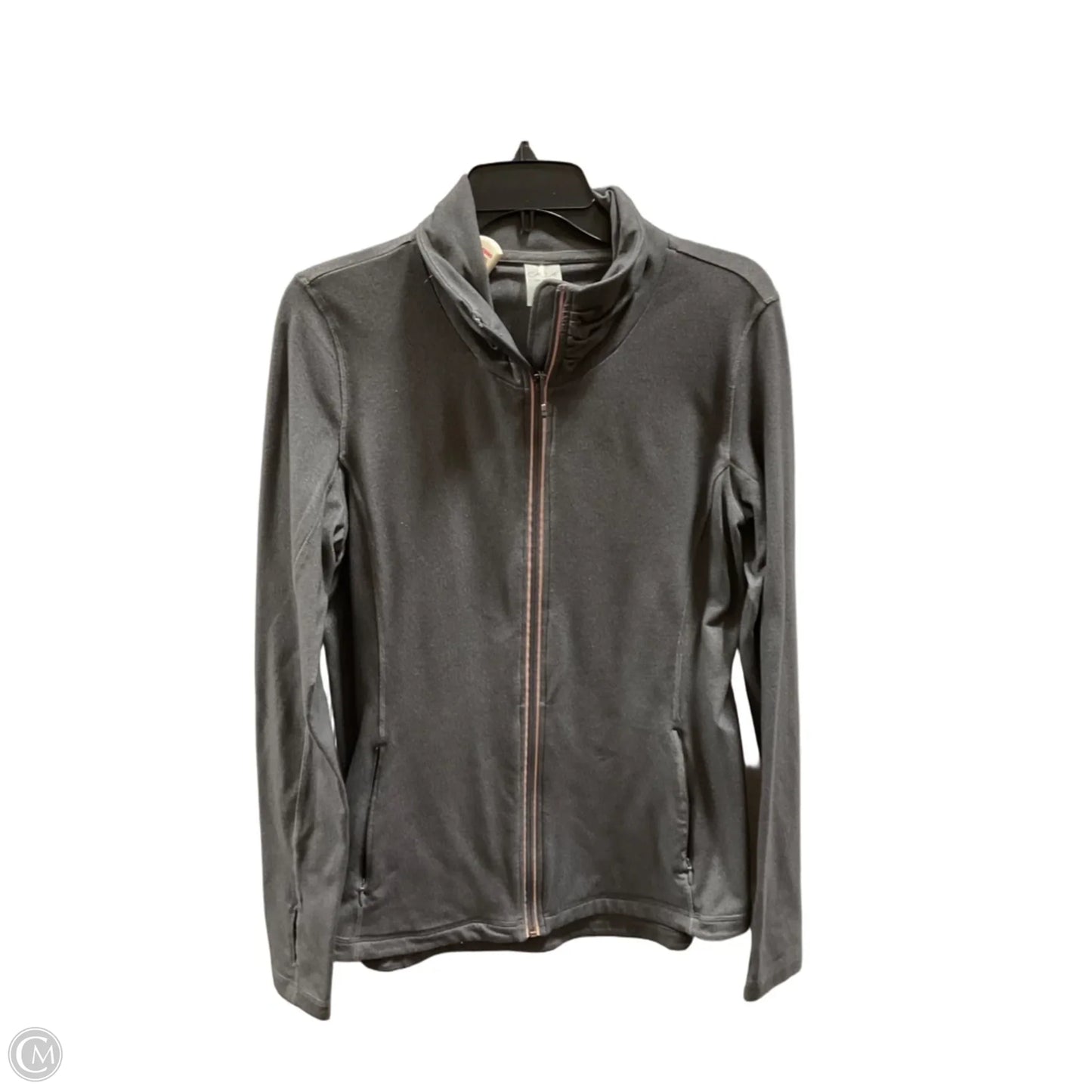 Athletic Jacket By Calia In Grey, Size: L