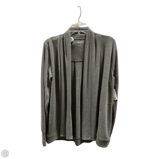 Cardigan By Tek Gear In Grey, Size: M