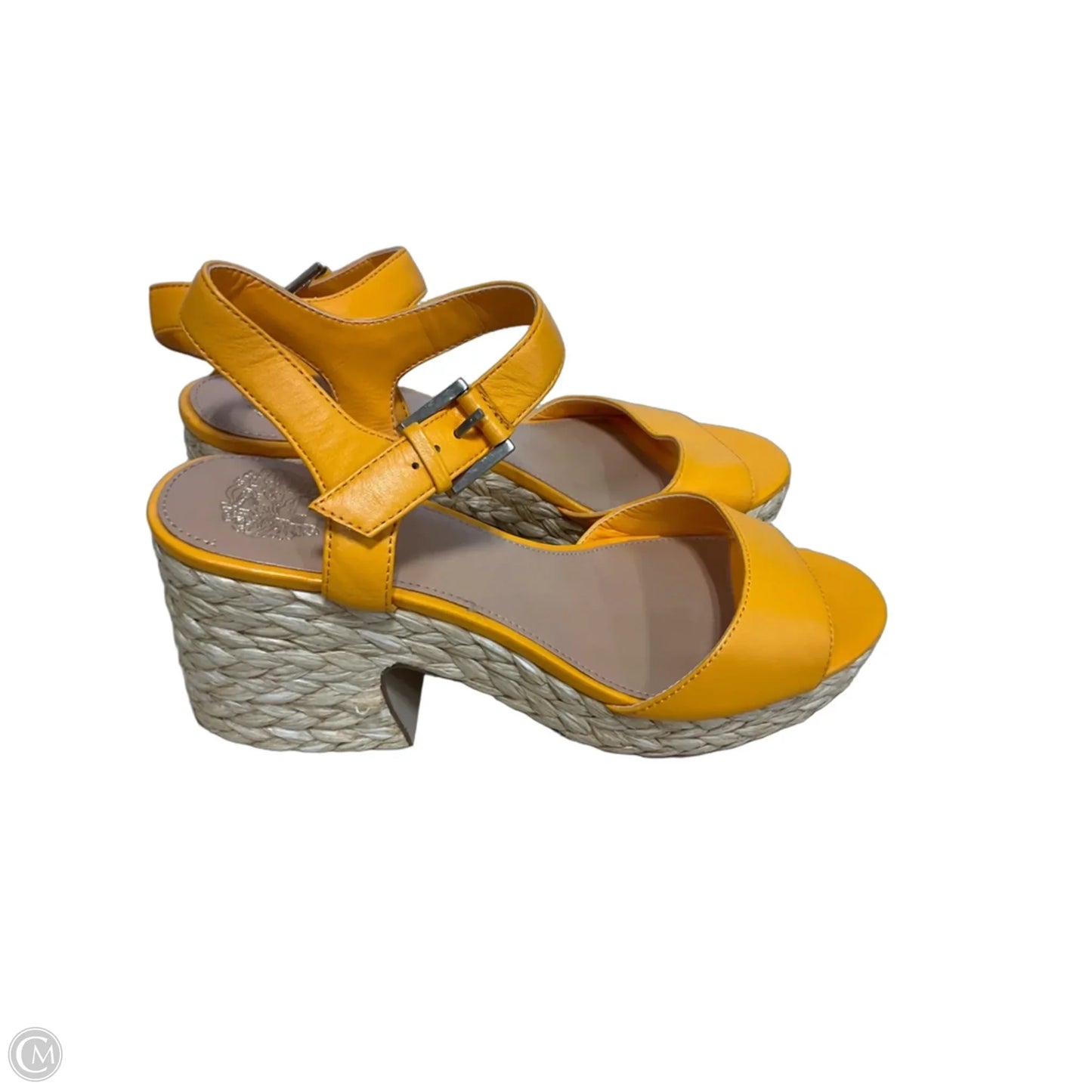 Shoes Heels Block By Vince Camuto In Yellow, Size: 9