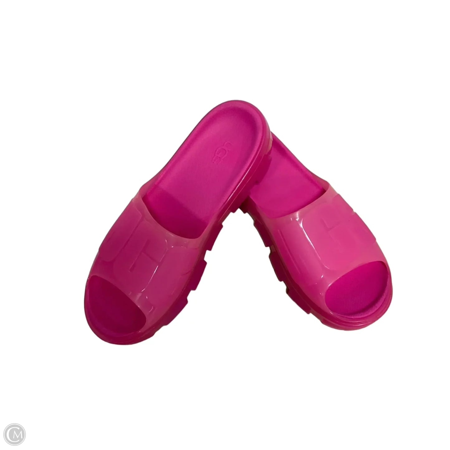 Sandals Flats By Ugg In Pink, Size: 7