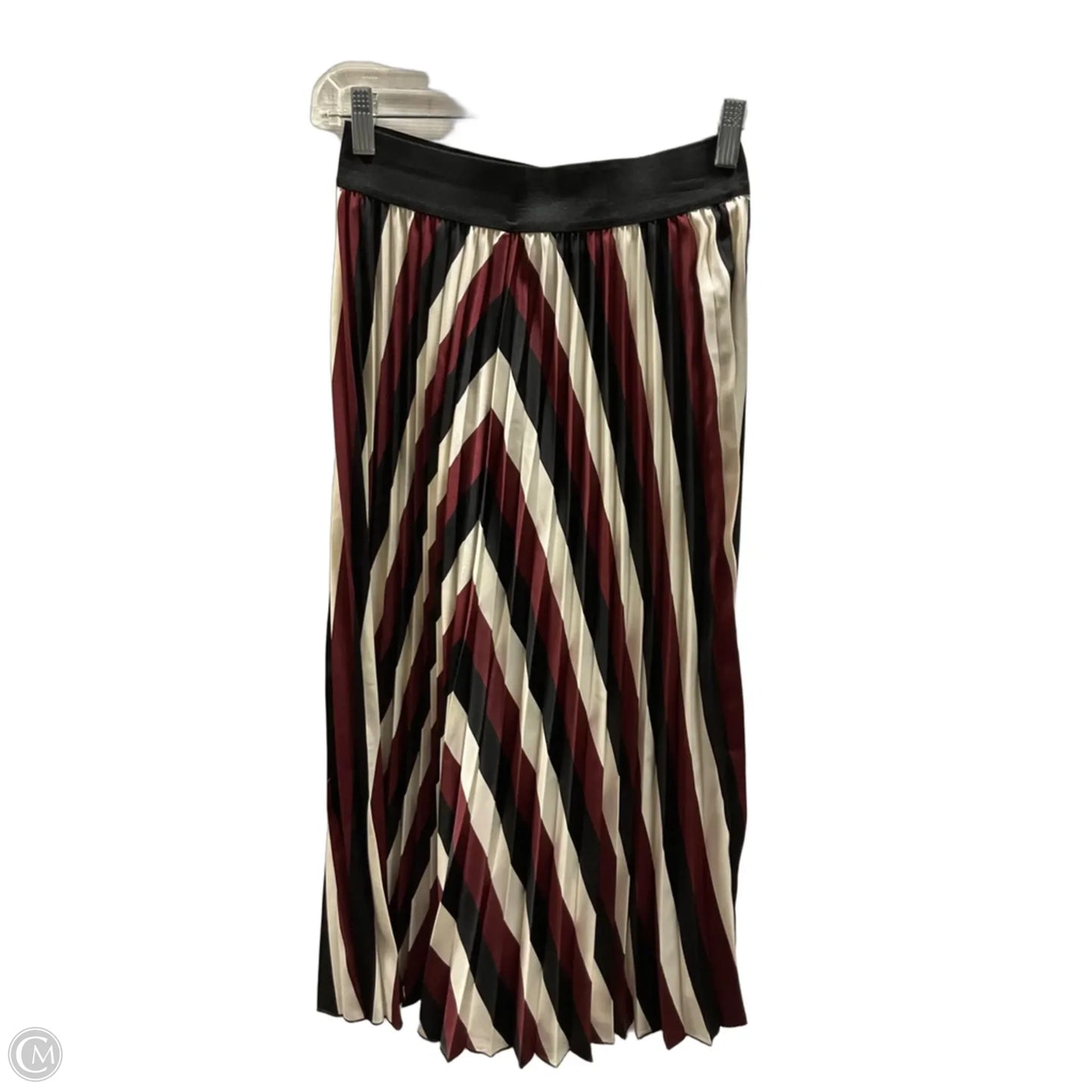 Skirt Midi By Saks Fifth Avenue In Striped Pattern, Size: Xs