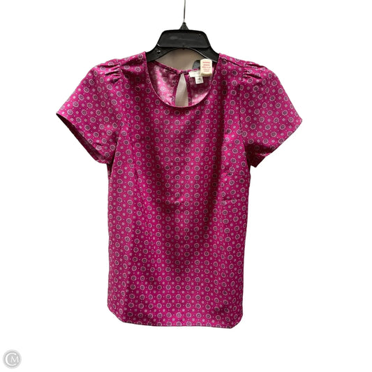 Top Short Sleeve By J. Crew In Pink, Size: Xs