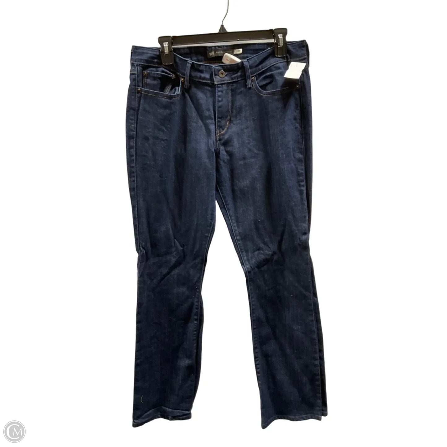 Jeans Boot Cut By Levis In Blue Denim, Size: 12