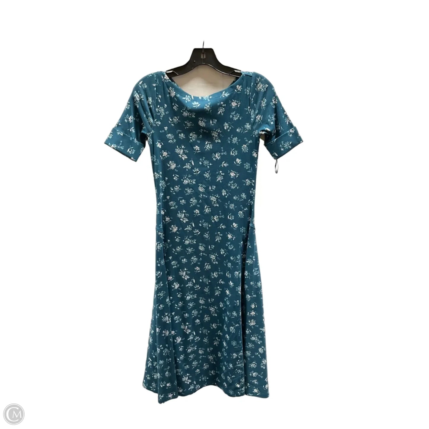 Dress Casual Midi By Ralph Lauren In Teal, Size: Xs