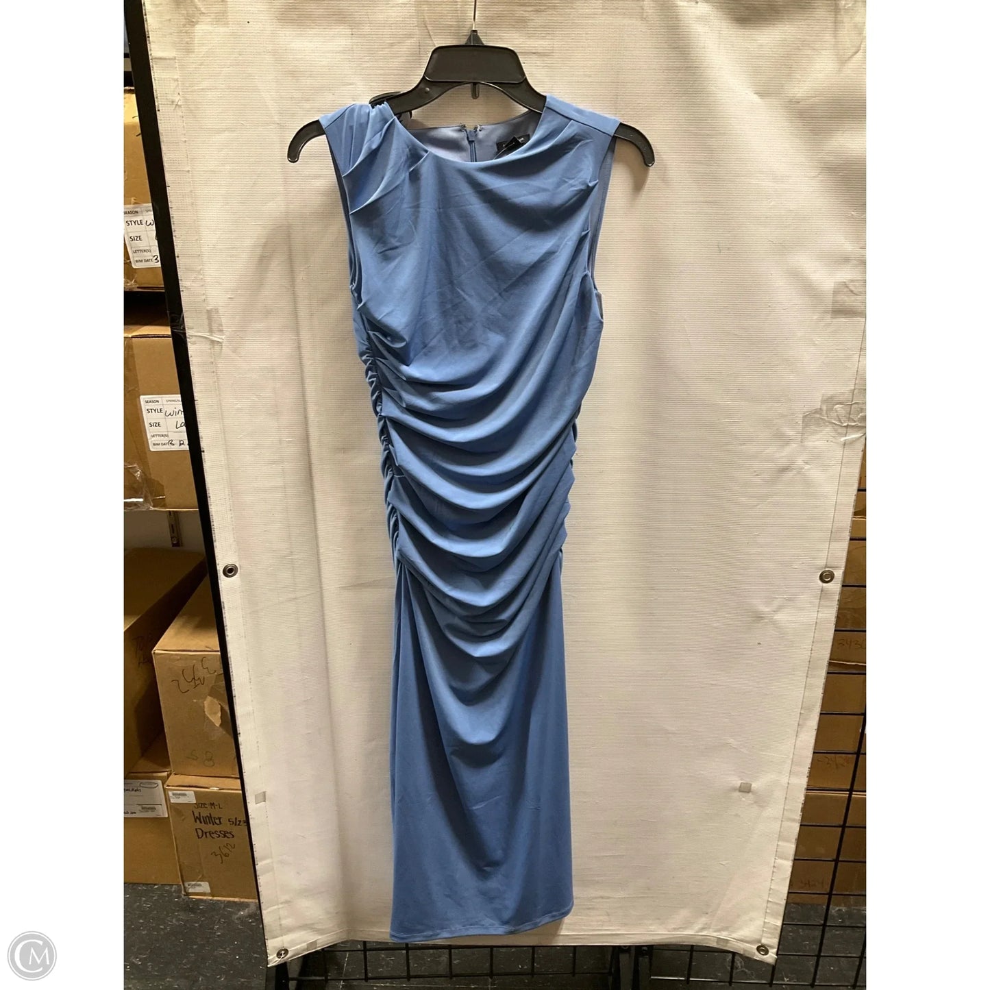 Dress Casual Maxi By Ann Taylor In Blue, Size: 0