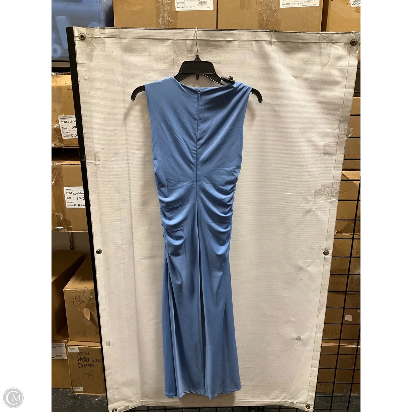 Dress Casual Maxi By Ann Taylor In Blue, Size: 0