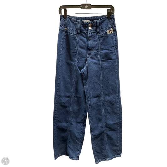 Jeans Wide Leg By Universal Thread In Blue Denim, Size: 4