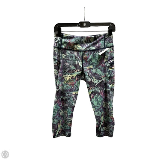 Athletic Leggings By Lululemon In Multi-colored, Size: M