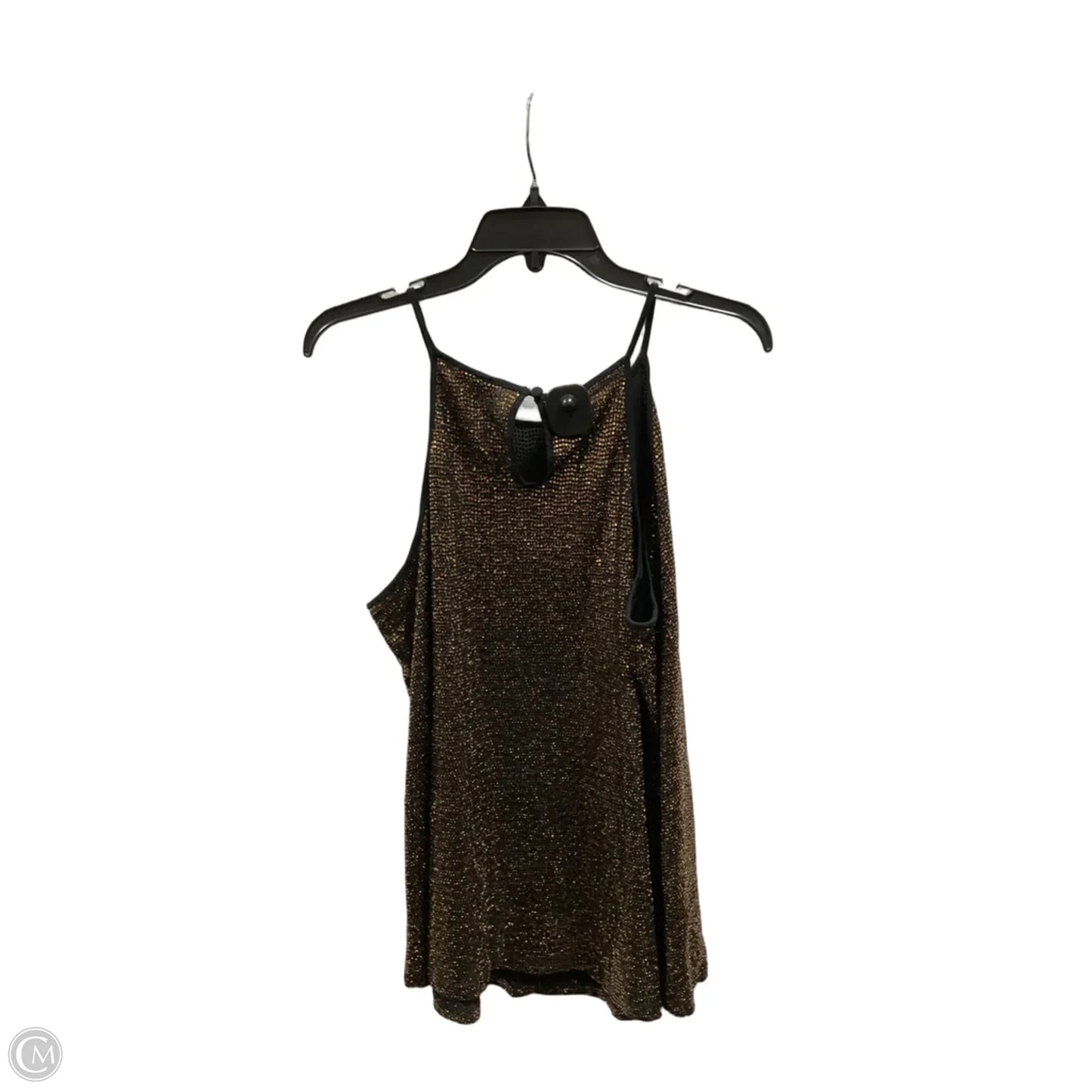 Top Sleeveless By Torrid In Gold, Size: 2x