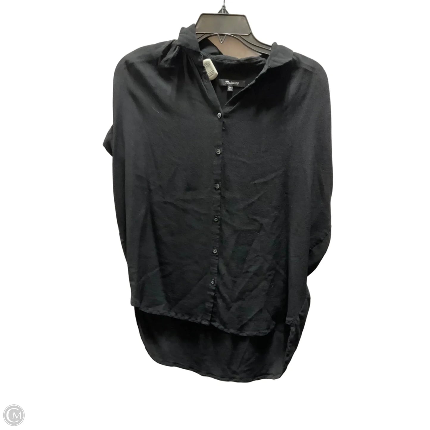 Top Short Sleeve By Madewell In Black, Size: Xs